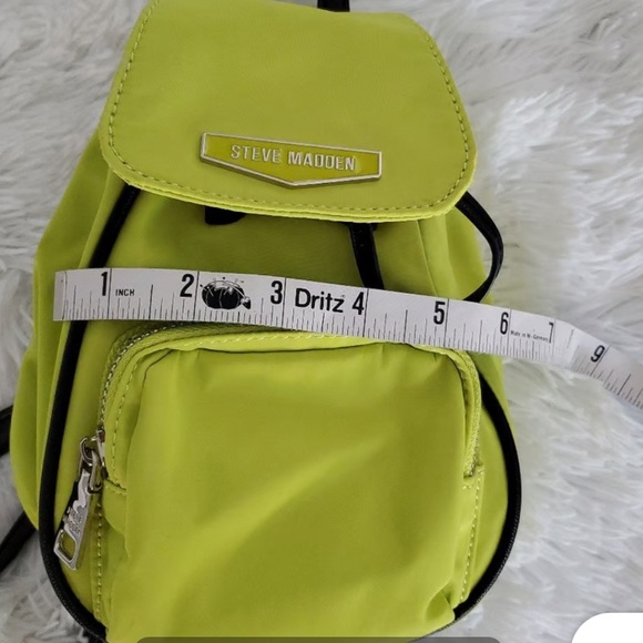 NWT Steve Madden Small Neon Green Mini Backpack - Picture 14 of 15
